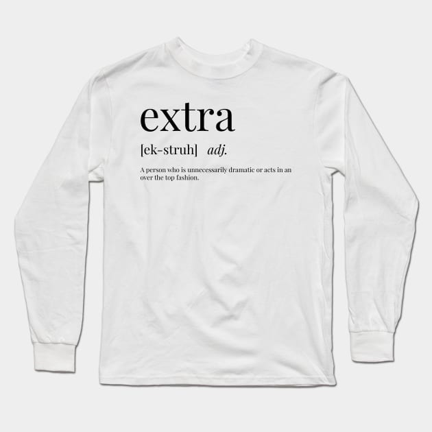 Extra Definition Long Sleeve T-Shirt by definingprints